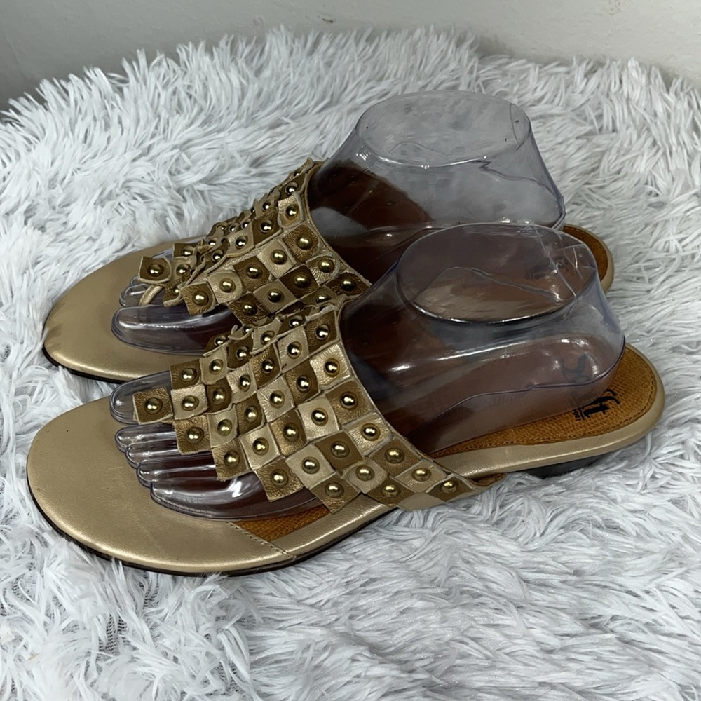SOFFT Studded Beige Sandals - Picture 4 of 8